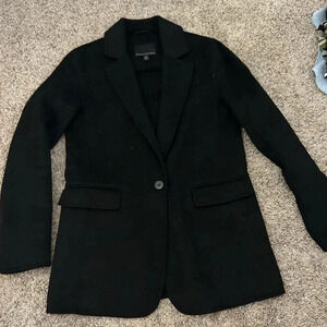 Black wool blazer